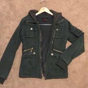 Women’s cargo army green jacket